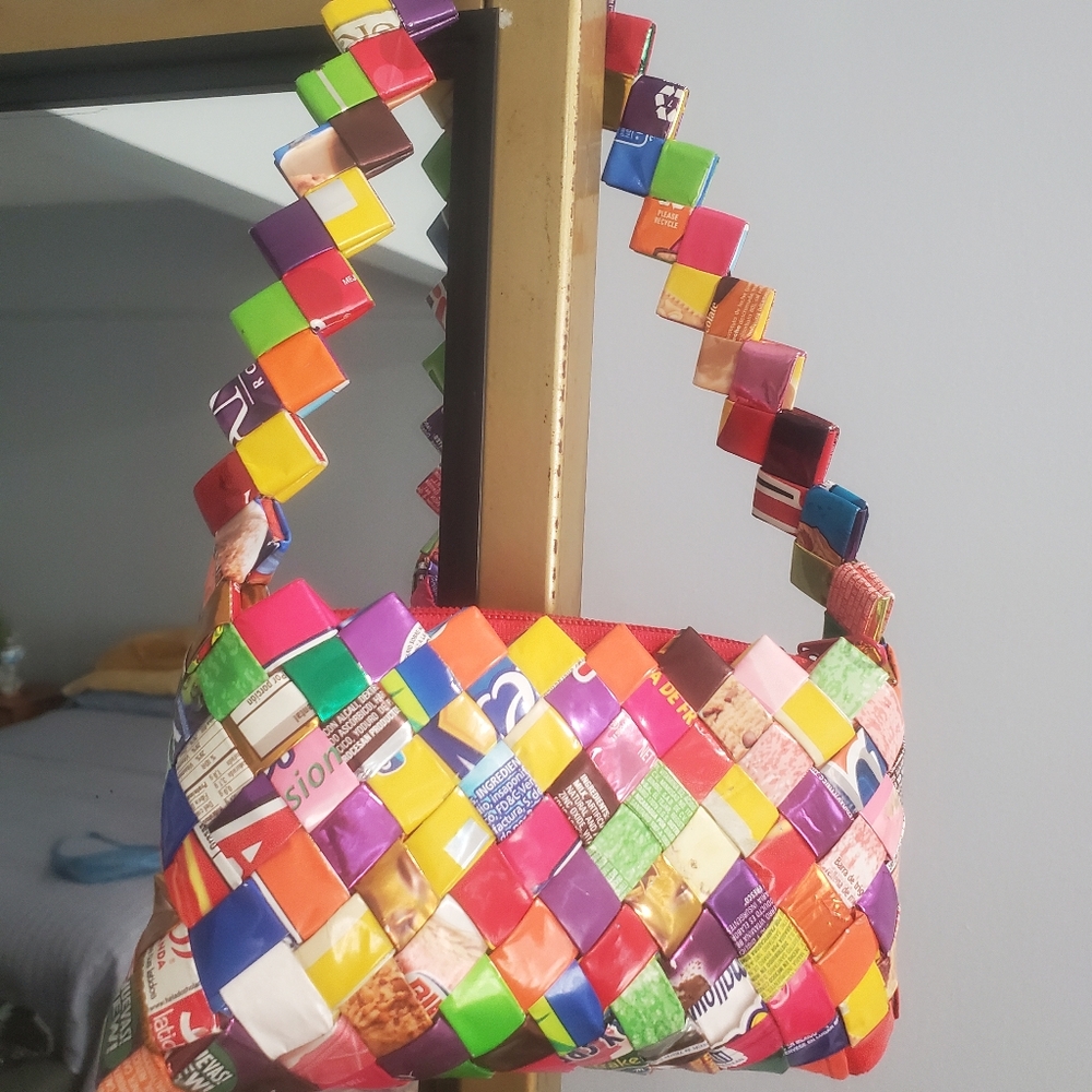 Artsy small hand bag